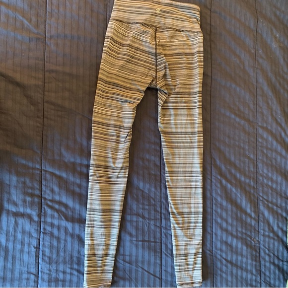 Vintage Athleta Striped Grey Leggings Size S - Picture 8 of 9